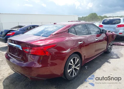 2016 Nissan Maxima 3.5 S z USA, uszkodzony, nr VIN 1N4AA6AP4GC427390